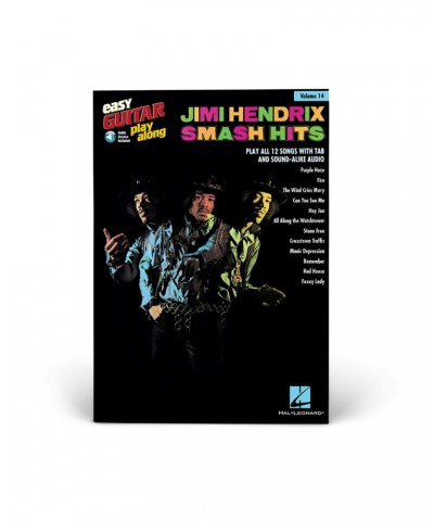 Jimi Hendrix Smash Hits - Easy Guitar Play-Along Volume 14 (Book/Audio) $8.00 Books