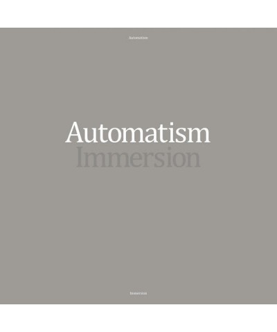 Automatism Immersion (Colored Vinyl) Vinyl Record $11.80 Vinyl