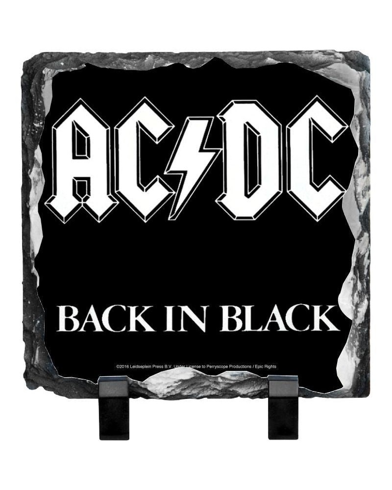 AC/DC Back In Black Photo Slate $15.05 Decor