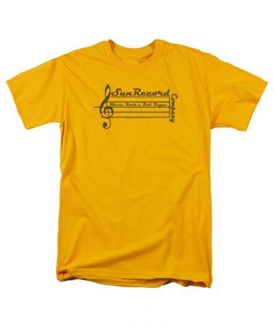 Sun Records Shirt | MUSIC STAFF T Shirt $6.30 Shirts