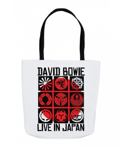 David Bowie Tote Bag | Live In Japan Concert Poster Bag $9.60 Bags