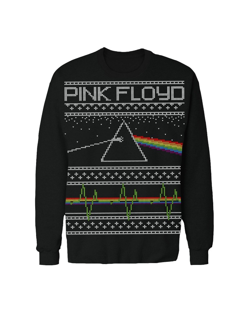 Pink Floyd Holiday Long Sleeve Shirt | Dark Side Christmas Long Sleeve Shirt $4.40 Shirts