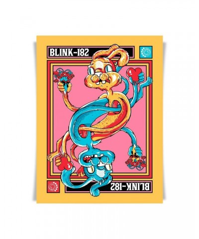 blink-182 Rabbit of Hearts Ltd Ed. Screenprint Poster $8.50 Decor