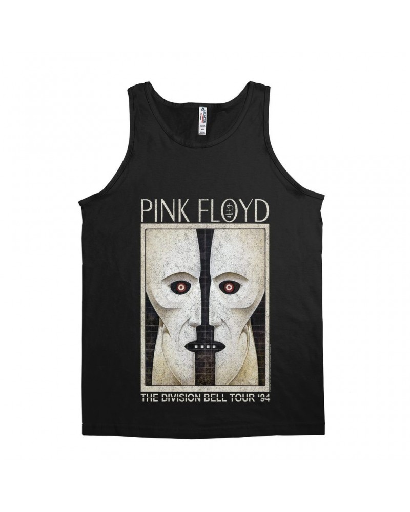 Pink Floyd Unisex Tank Top | Division Bell Tour 1994 Distressed Shirt $7.98 Shirts