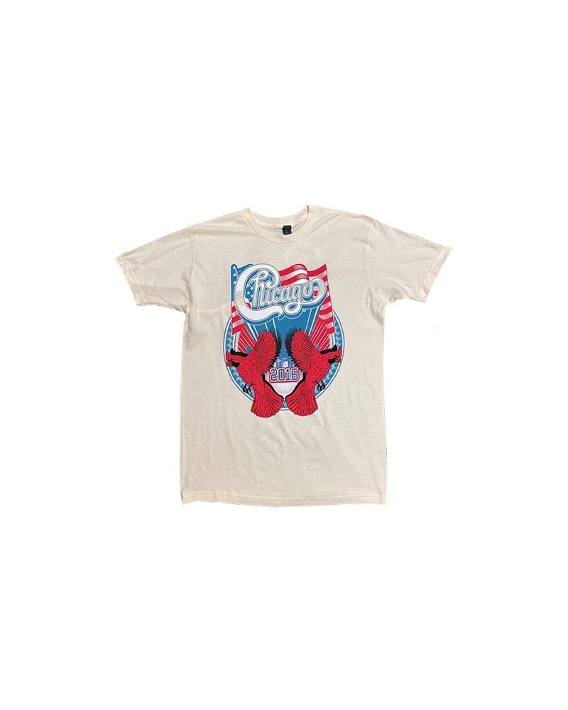 Chicago Natural 2016 Cardinal/Flag-Itinerary Men's Tee $6.75 Shirts