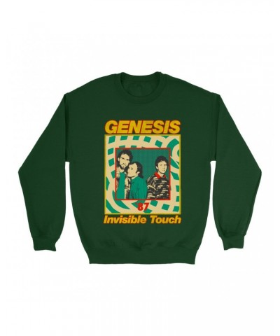 Genesis Sweatshirt | Invisible Touch '87 Retro Tour Image Sweatshirt $16.43 Sweatshirts