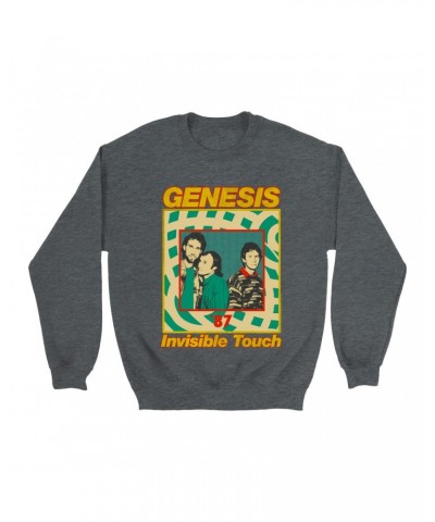 Genesis Sweatshirt | Invisible Touch '87 Retro Tour Image Sweatshirt $16.43 Sweatshirts