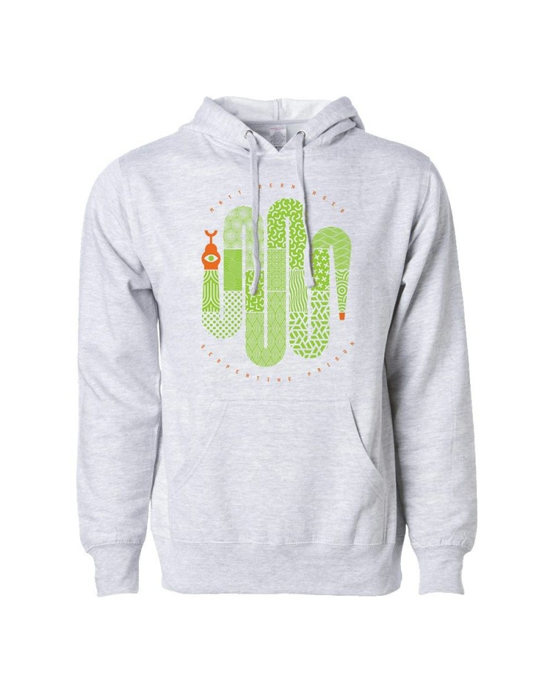 Matt Berninger Serpentine Prison Grey Pullover Hoodie $23.40 Sweatshirts