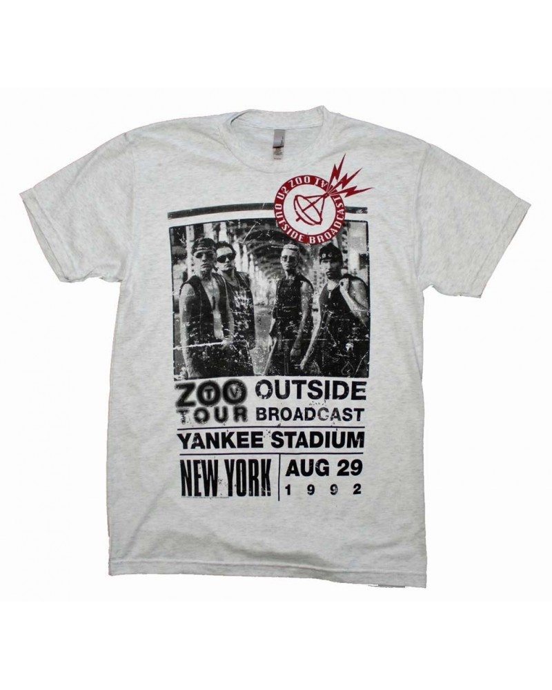 U2 T Shirt | U2 Outside Zoo Tour Slim Fit T-Shirt $8.78 Shirts