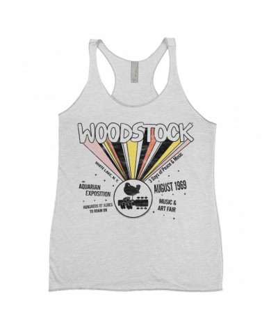 Woodstock Ladies' Tank Top | An Aquarian Exposition Shirt $11.00 Shirts