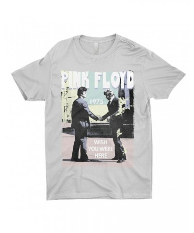 Pink Floyd T-Shirt | Pastel Wish You Were Here Design Shirt $10.98 Shirts