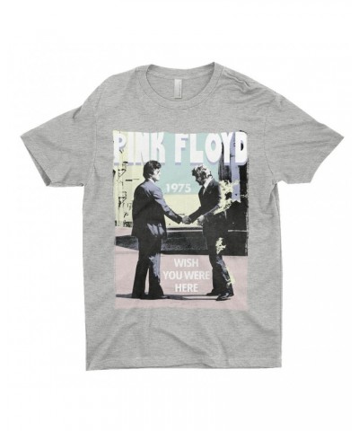 Pink Floyd T-Shirt | Pastel Wish You Were Here Design Shirt $10.98 Shirts