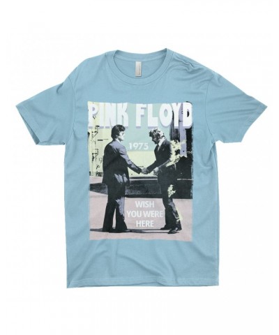 Pink Floyd T-Shirt | Pastel Wish You Were Here Design Shirt $10.98 Shirts