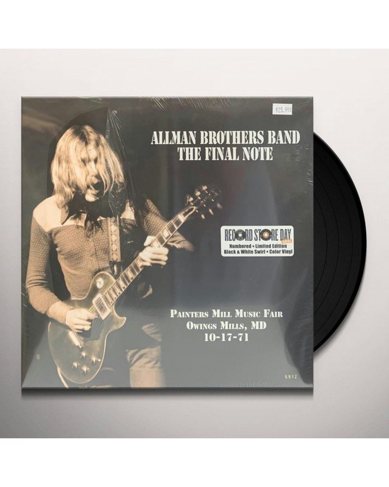 Allman Brothers Band FINAL NOTE (LIMITED EDITION/BLACK & SWIRL VINYL/2LP) (RSD) Vinyl Record $14.62 Vinyl