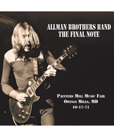 Allman Brothers Band FINAL NOTE (LIMITED EDITION/BLACK & SWIRL VINYL/2LP) (RSD) Vinyl Record $14.62 Vinyl