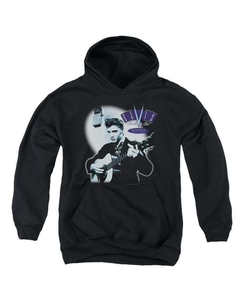 Elvis Presley Youth Hoodie | HILLBILLY CAT Pull-Over Sweatshirt $14.21 Sweatshirts