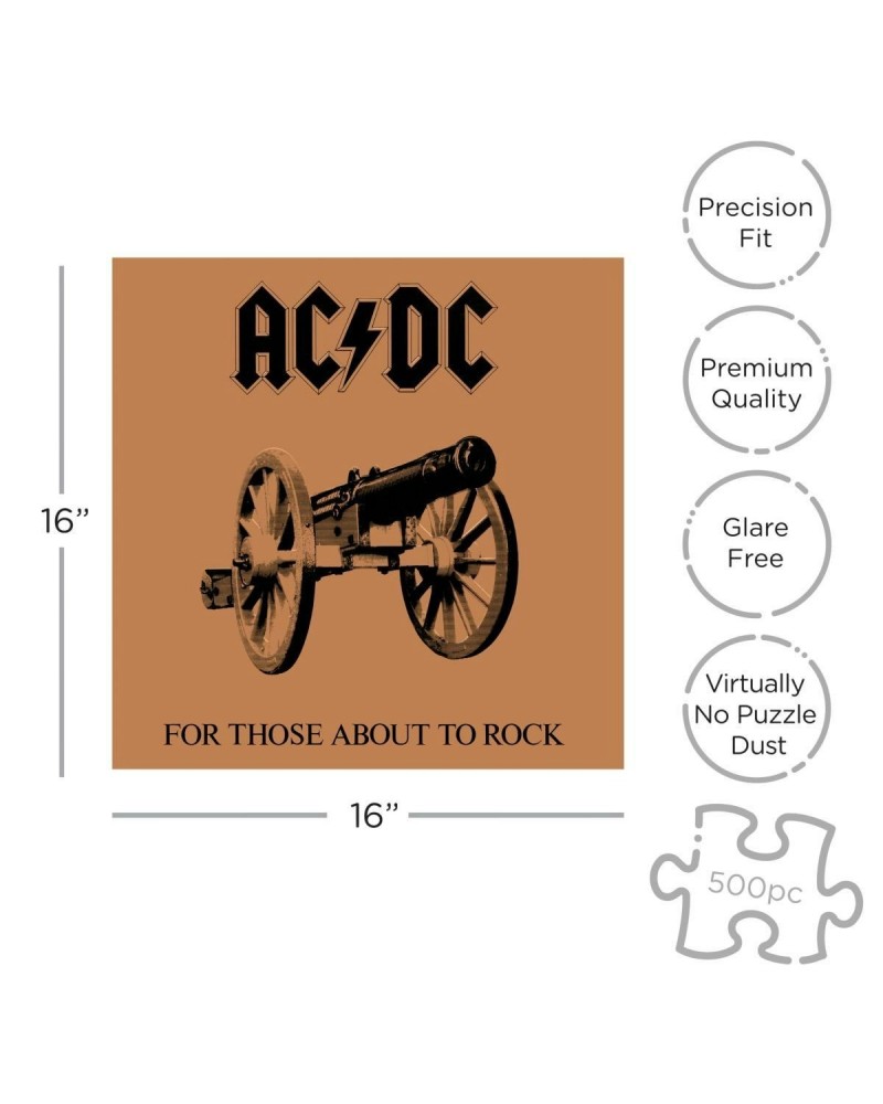 AC/DC For Those About To Rock (500 Piece Jigsaw Puzzle) $8.80 Puzzles