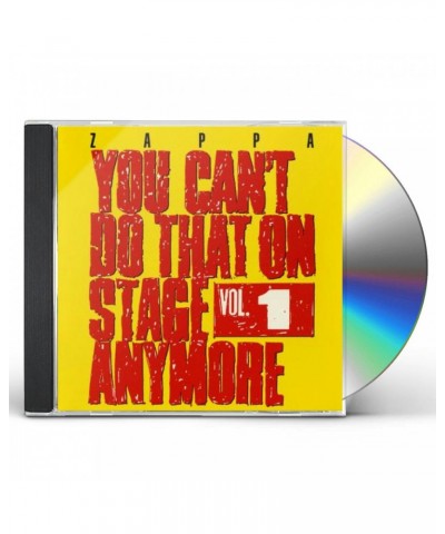 Frank Zappa YOU CAN'T DO THAT ON STAGE ANYMORE 1 CD $5.22 CD