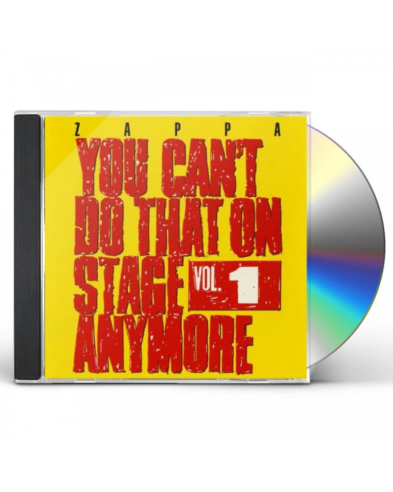 Frank Zappa YOU CAN'T DO THAT ON STAGE ANYMORE 1 CD $5.22 CD