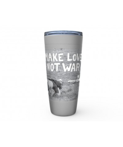 Woodstock Viking Tumbler | Make Love Not War Famous Image Distressed Tumbler $8.73 Drinkware