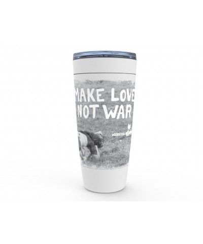 Woodstock Viking Tumbler | Make Love Not War Famous Image Distressed Tumbler $8.73 Drinkware