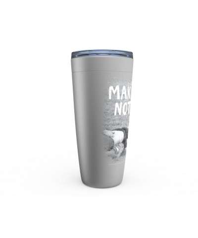 Woodstock Viking Tumbler | Make Love Not War Famous Image Distressed Tumbler $8.73 Drinkware