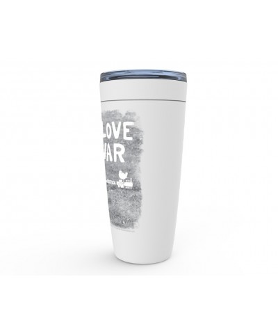 Woodstock Viking Tumbler | Make Love Not War Famous Image Distressed Tumbler $8.73 Drinkware