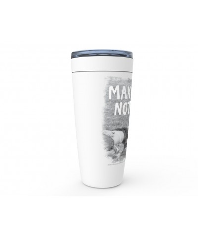 Woodstock Viking Tumbler | Make Love Not War Famous Image Distressed Tumbler $8.73 Drinkware