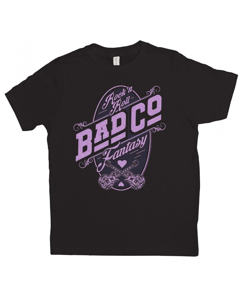 Bad Company Kids T-Shirt | Rock N' Roll Fantasy Purple Kids Shirt $9.41 Kids