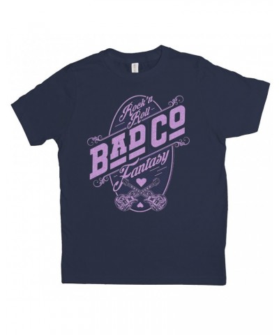 Bad Company Kids T-Shirt | Rock N' Roll Fantasy Purple Kids Shirt $9.41 Kids