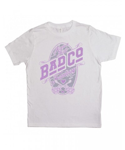 Bad Company Kids T-Shirt | Rock N' Roll Fantasy Purple Kids Shirt $9.41 Kids