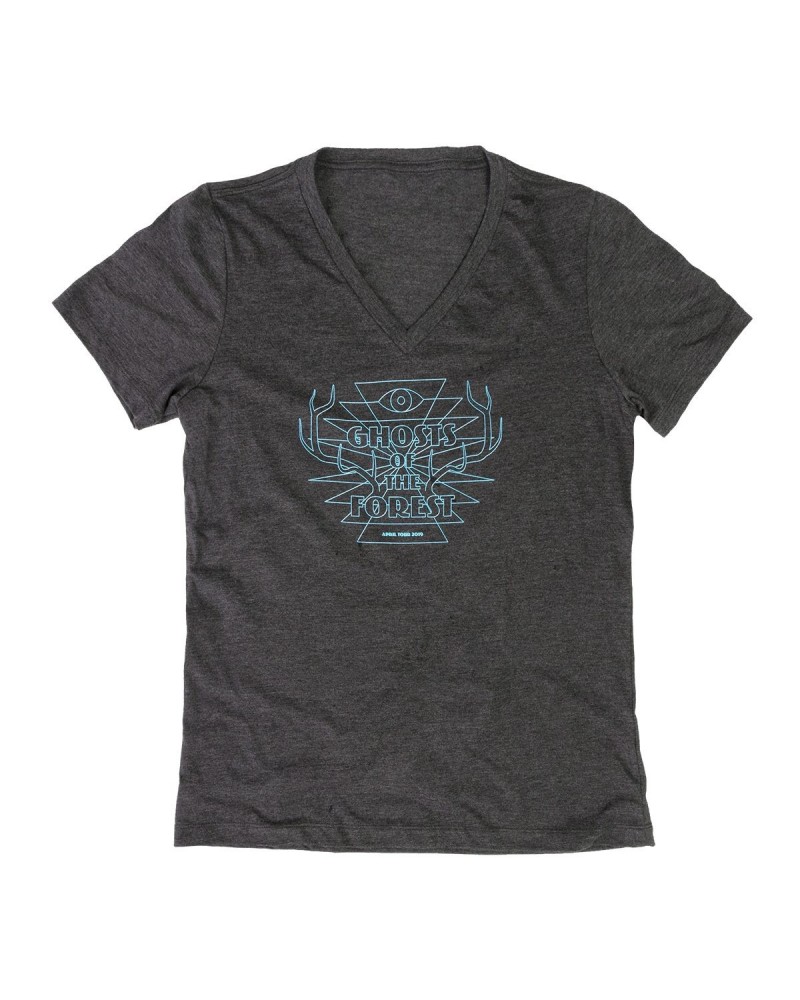 Phish Ghosts of the Forest Women's Horns Tour V-Neck $1.65 Shirts