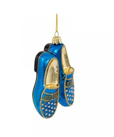 Elvis Presley Blue Suede Shoes Glass Ornament $10.48 Decor