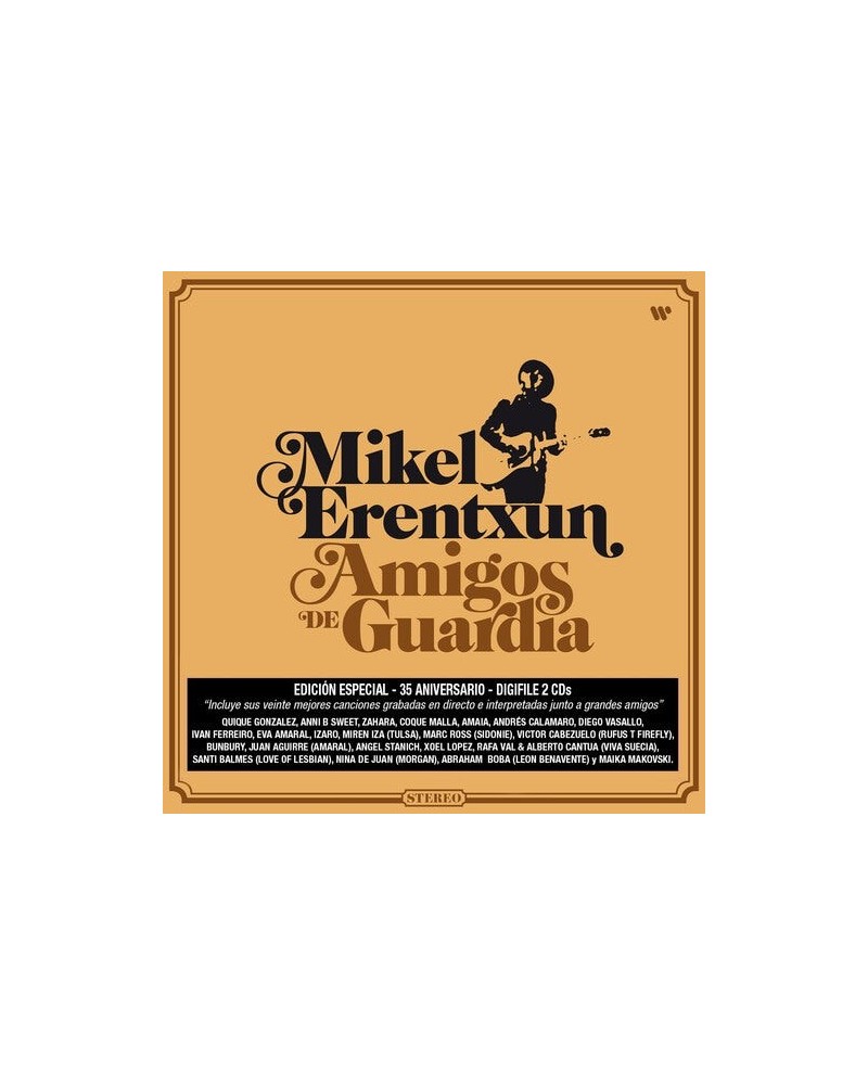 Mikel Erentxun AMIGOS DE GUARDIA CD $6.23 CD