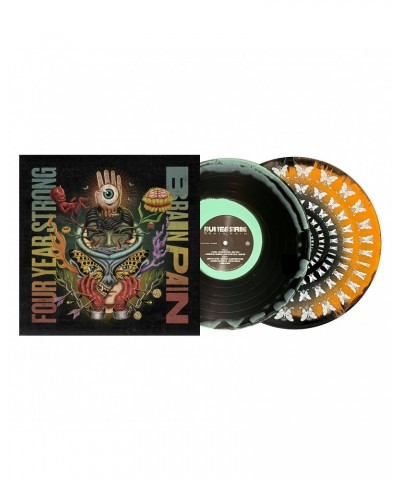 Four Year Strong Brain Pain Deluxe 2LP Vinyl (Mint Green & Black Halloween Orange & Black) $10.07 Vinyl