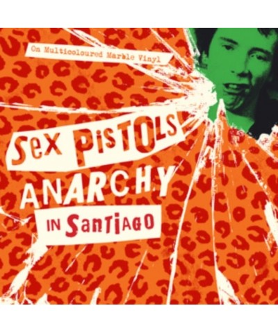 Sex Pistols LP Vinyl Record - Anarchy In Santiago (Multi Coloured Marble Vinyl) $16.49 Vinyl