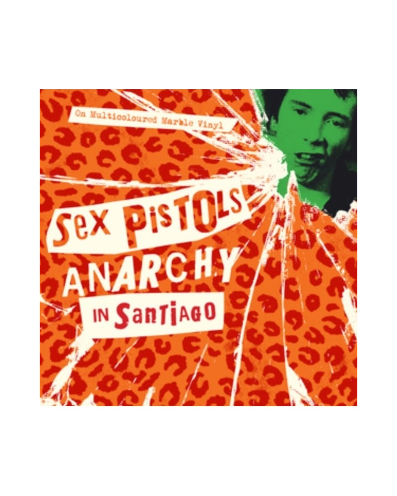 Sex Pistols LP Vinyl Record - Anarchy In Santiago (Multi Coloured Marble Vinyl) $16.49 Vinyl