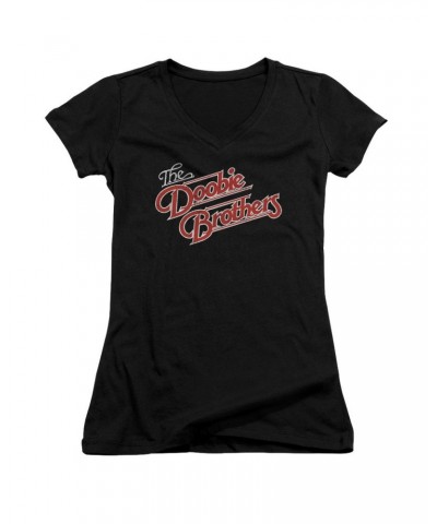 The Doobie Brothers Junior's V-Neck Shirt | LOGO Junior's Tee $6.20 Shirts