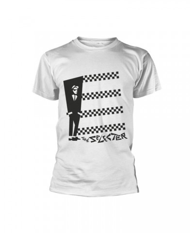 The Selecter T Shirt - Two Tone Stripes (White) $15.05 Shirts