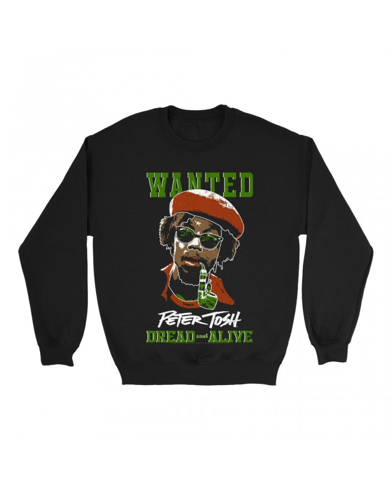 Peter Tosh Sweatshirt | Wanted Dread And Live Sweatshirt $16.08 Sweatshirts