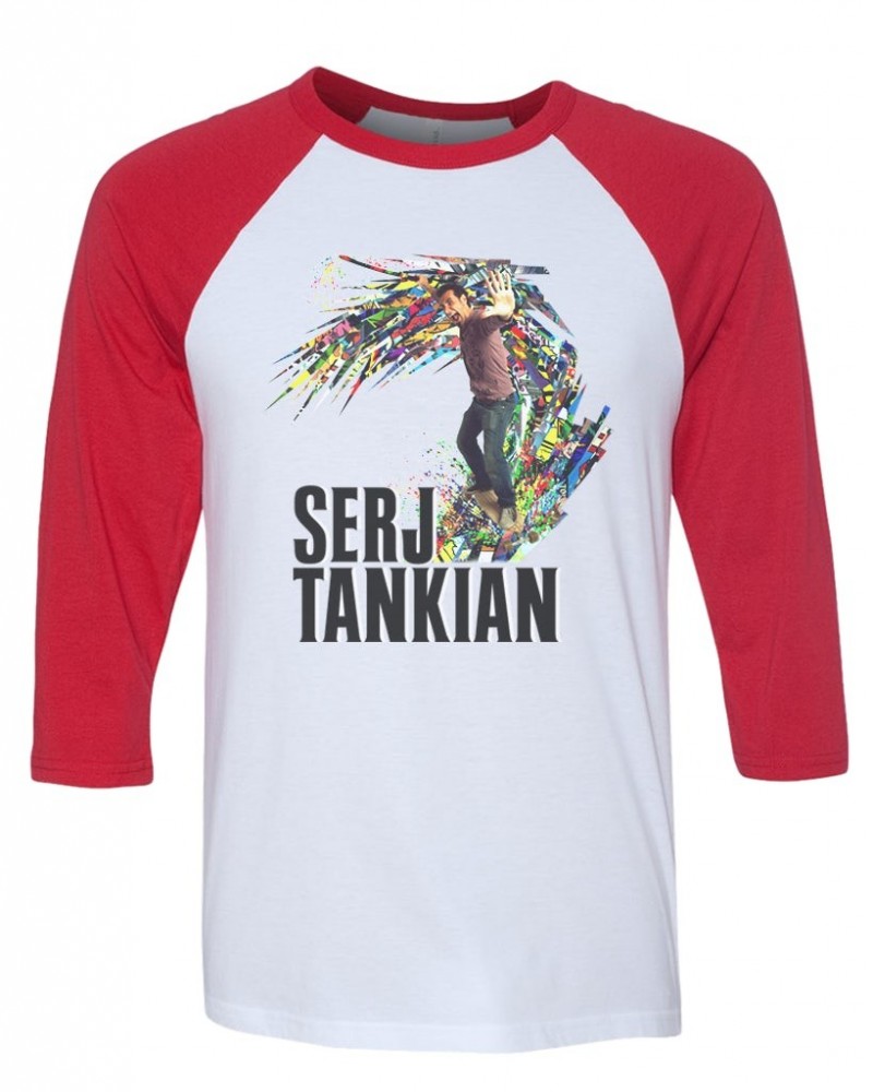 Serj Tankian Women's | Waverider | 3/4 Sleeve Baseball Tee $13.50 Shirts