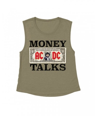 AC/DC Ladies' Muscle Tank Top | Money Talks Design Shirt $12.19 Shirts