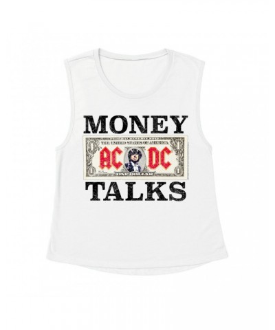 AC/DC Ladies' Muscle Tank Top | Money Talks Design Shirt $12.19 Shirts