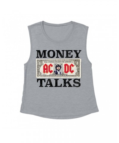 AC/DC Ladies' Muscle Tank Top | Money Talks Design Shirt $12.19 Shirts