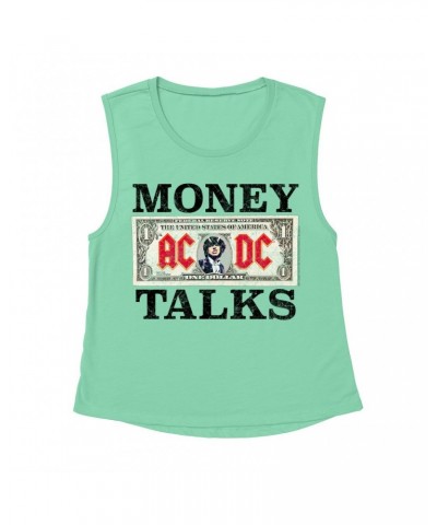 AC/DC Ladies' Muscle Tank Top | Money Talks Design Shirt $12.19 Shirts