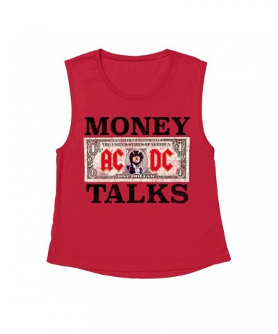 AC/DC Ladies' Muscle Tank Top | Money Talks Design Shirt $12.19 Shirts