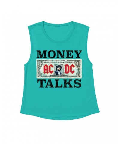 AC/DC Ladies' Muscle Tank Top | Money Talks Design Shirt $12.19 Shirts