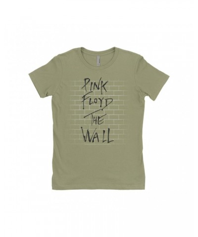 Pink Floyd Ladies' Boyfriend T-Shirt | The Wall Art Shirt $11.73 Shirts