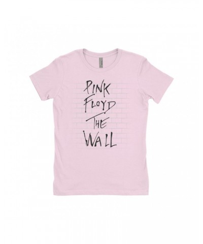 Pink Floyd Ladies' Boyfriend T-Shirt | The Wall Art Shirt $11.73 Shirts