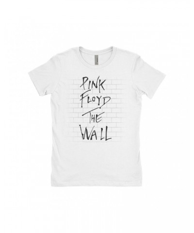 Pink Floyd Ladies' Boyfriend T-Shirt | The Wall Art Shirt $11.73 Shirts